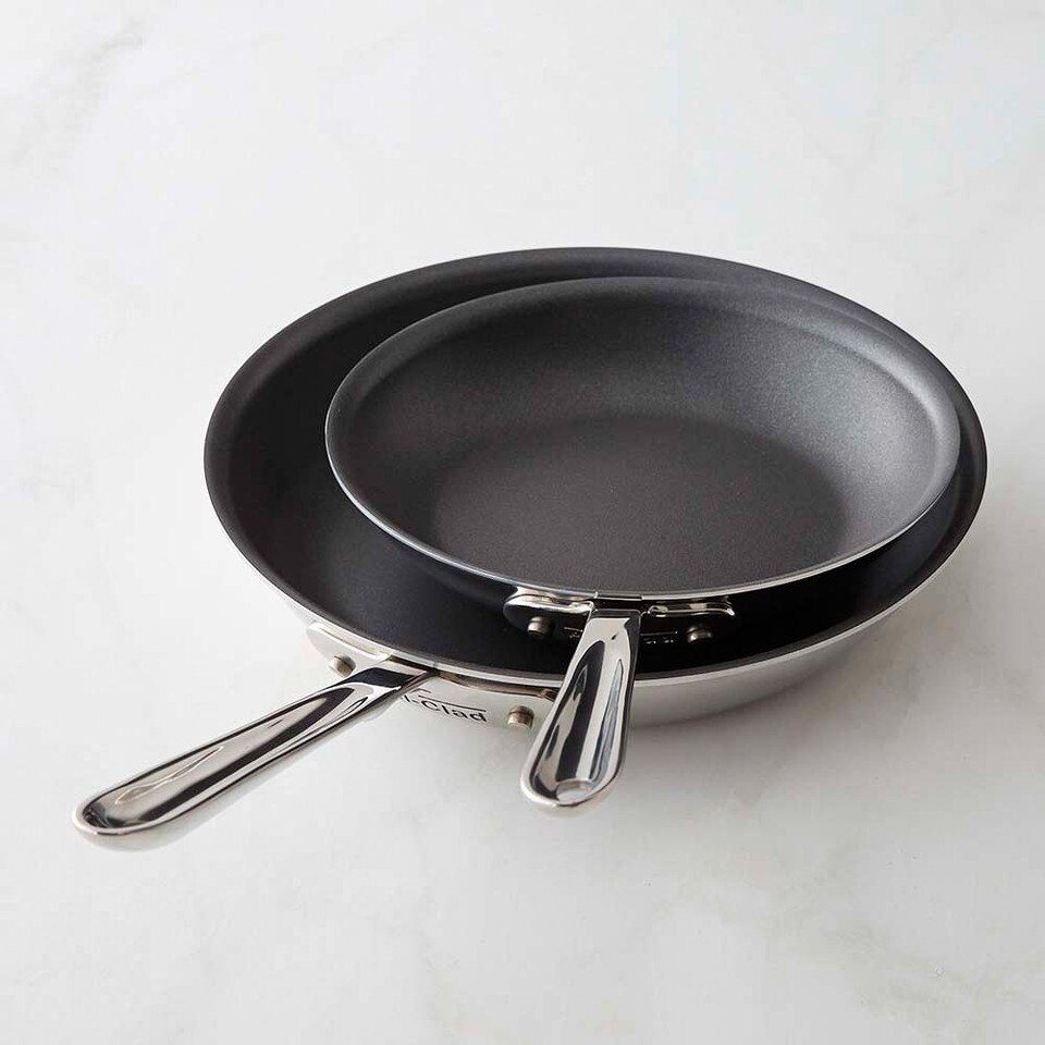 All Clad d5 Stainless Steel Nonstick Fry Pan Set Williams Sonoma AU